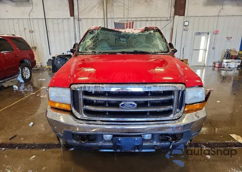 2001 Ford F350 Srw Super Duty z USA, uszkodzony, nr VIN 3FTSW31F01MA67658